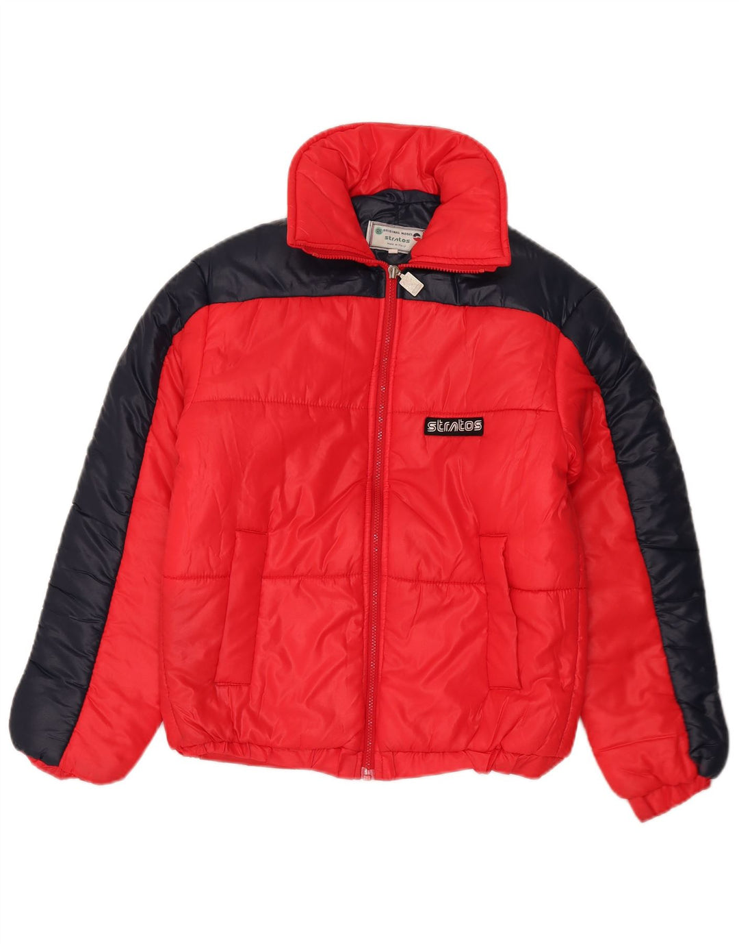 Женская стеганая куртка Stratos IT 44 Medium Red Colorblock Полиамид
