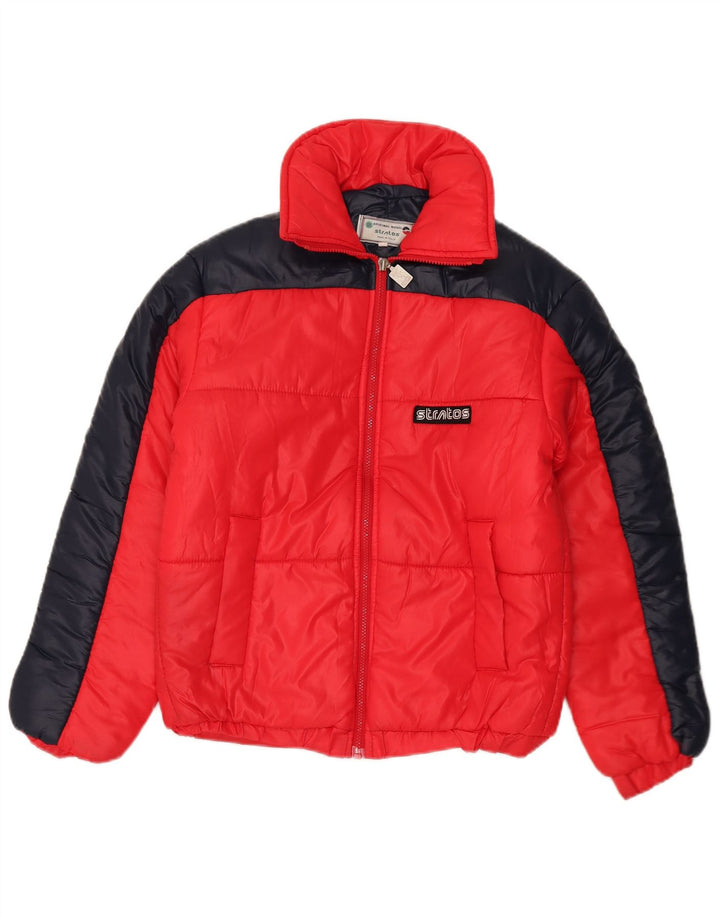 Женская стеганая куртка Stratos IT 44 Medium Red Colorblock Полиамид