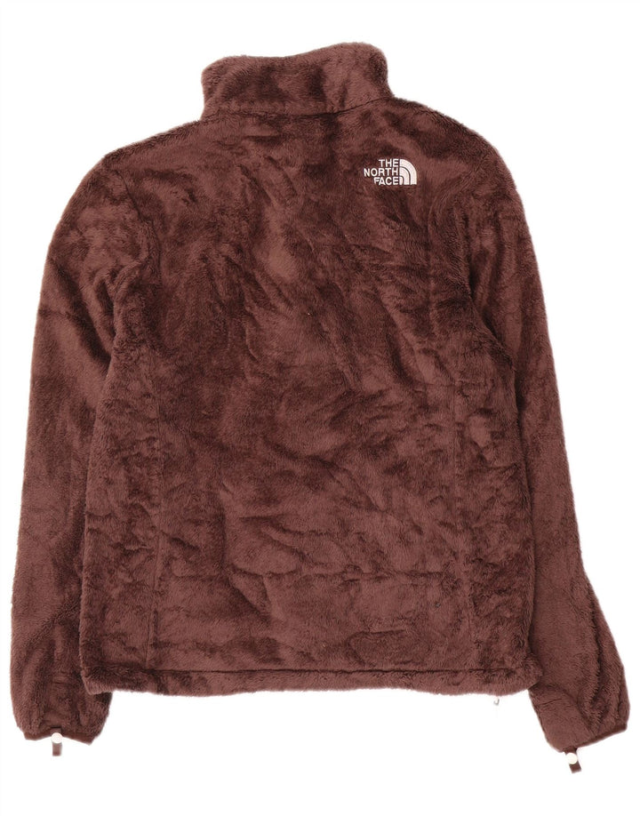 Женская флисовая куртка The North Face UK 10, маленький размер, коричневый полиэстер
