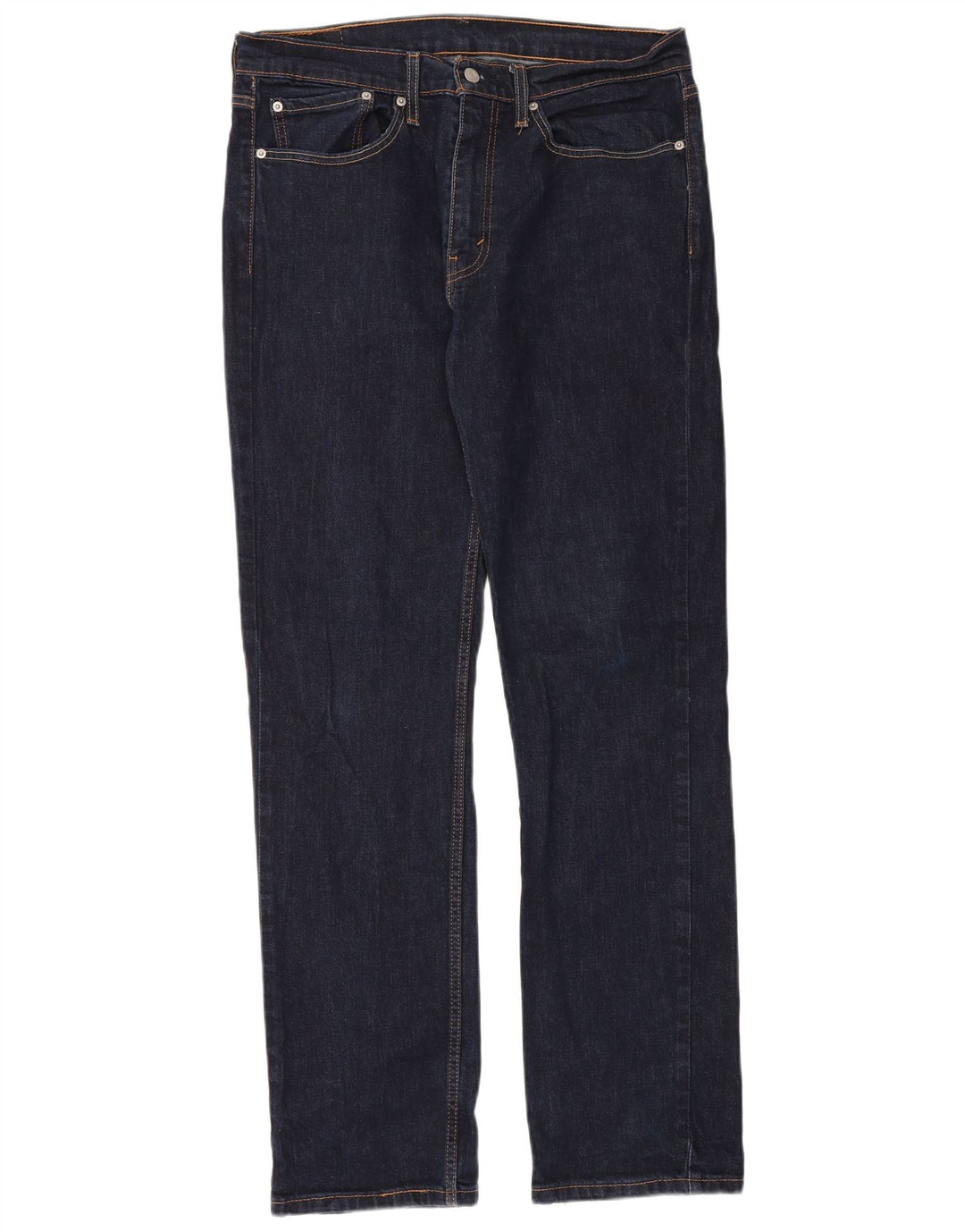 Мужские прямые джинсы Levi's 514 W34 L34 темно-синие, хлопок