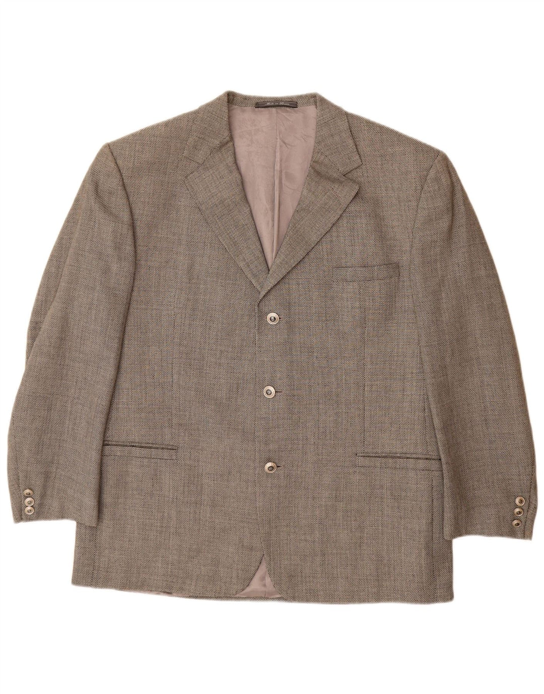 Мужской пиджак VERSACE на 3 пуговицах UK 42 XL, серая шерсть