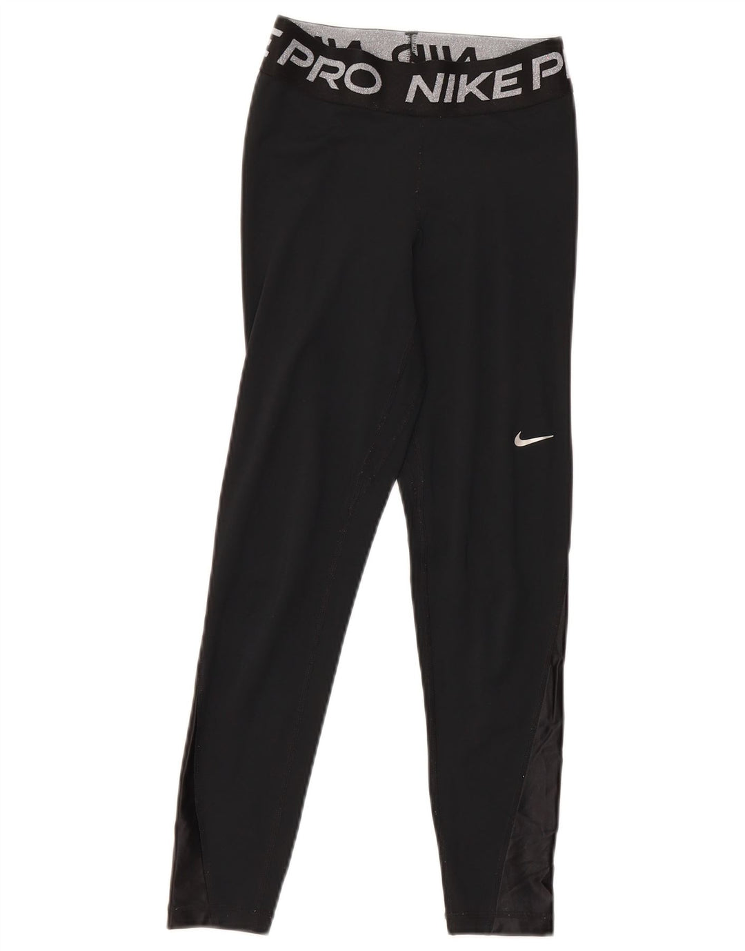 Женские леггинсы с рисунком Nike Dri Fit UK 6 XS, черный полиэстер