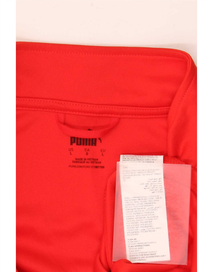 Мужской спортивный костюм Puma Club Milano, верхняя куртка, большой красный полиэстер