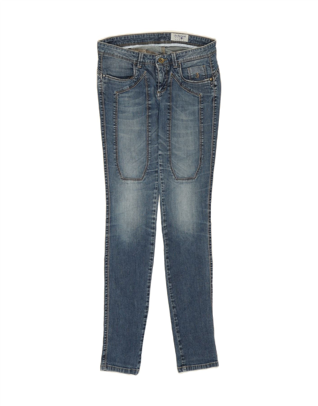 JECKERSON Womens Skinny Jeans W28 L33 Blue Vintage Jeckerson and Second-Hand Jeckerson from Messina Hembry 