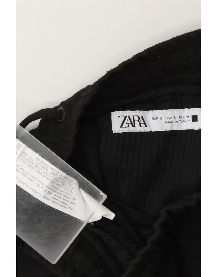 Мужские спортивные шорты Zara, маленькие черные из полиэстера