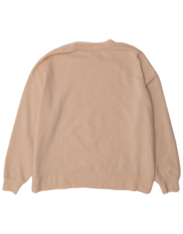 DISNEY Womens Oversized Sweatshirt Jumper UK 14/16 Large White