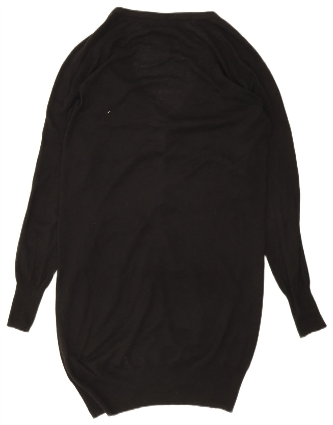 Женский удлиненный кардиган Zara UK 14, средний черный шелковый