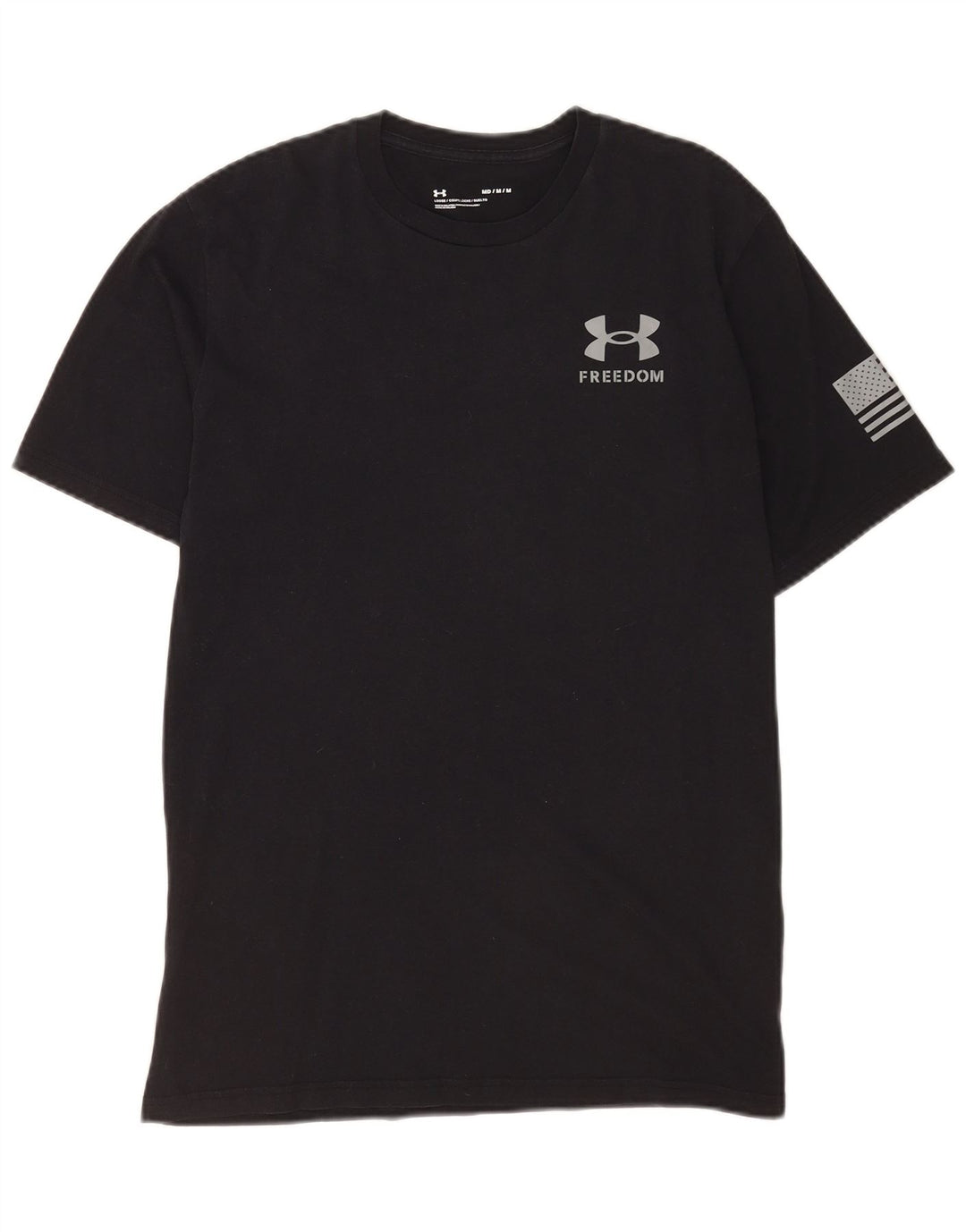 Мужская футболка с рисунком Under Armour, средний черный, спортивная