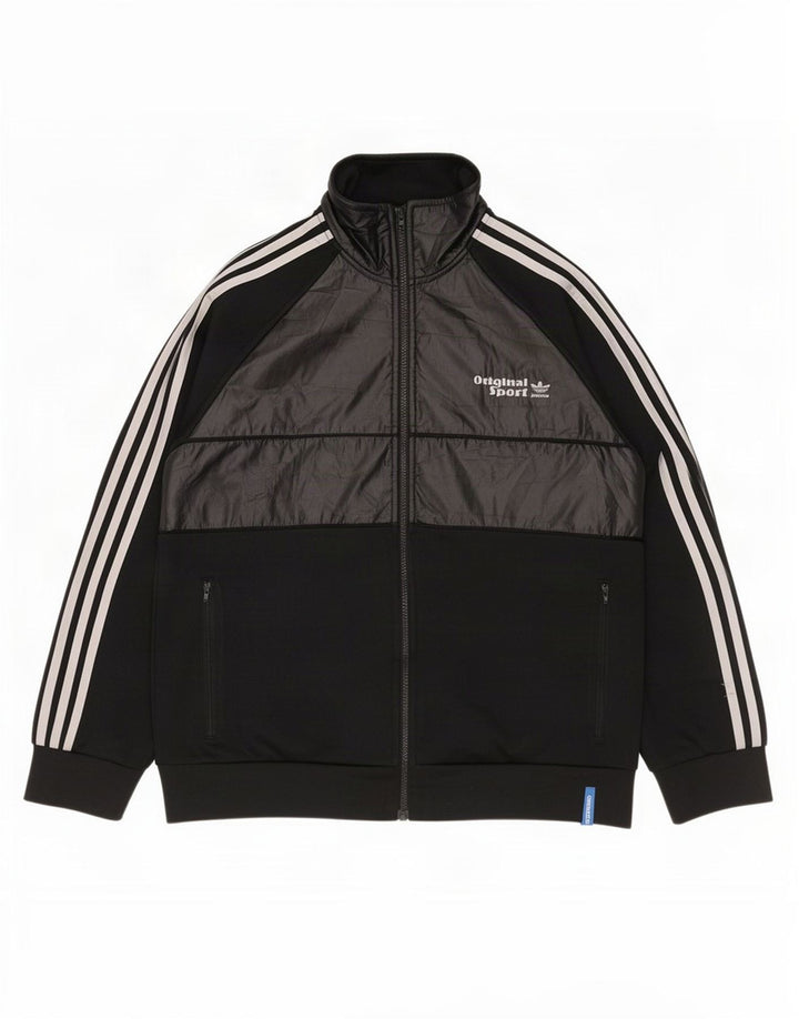 Мужская спортивная куртка Adidas, большая черная полиэстер