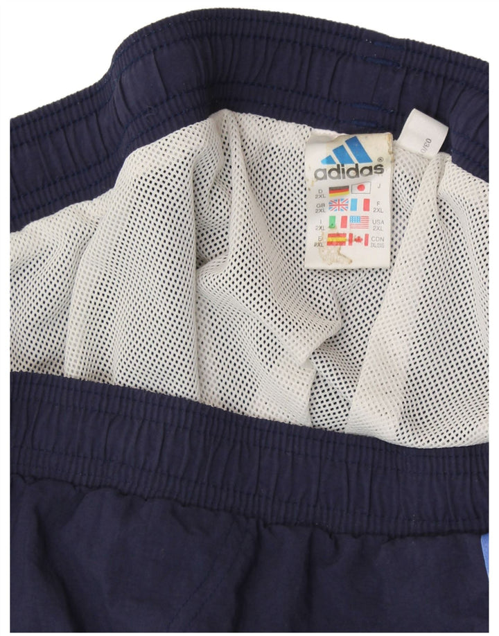 Мужские спортивные шорты ADIDAS 2XL темно-синие из полиэстера