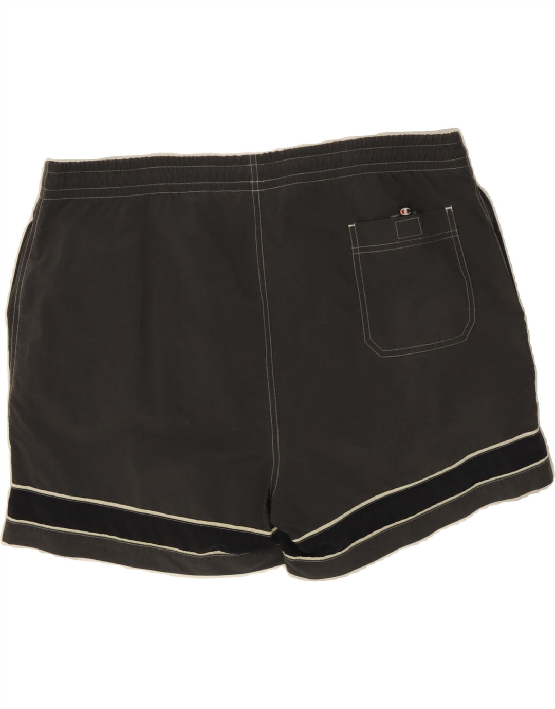 CHAMPION Mens Sport Shorts XL Grey Colourblock Polyamide Vintage Champion and Second-Hand Champion from Messina Hembry 