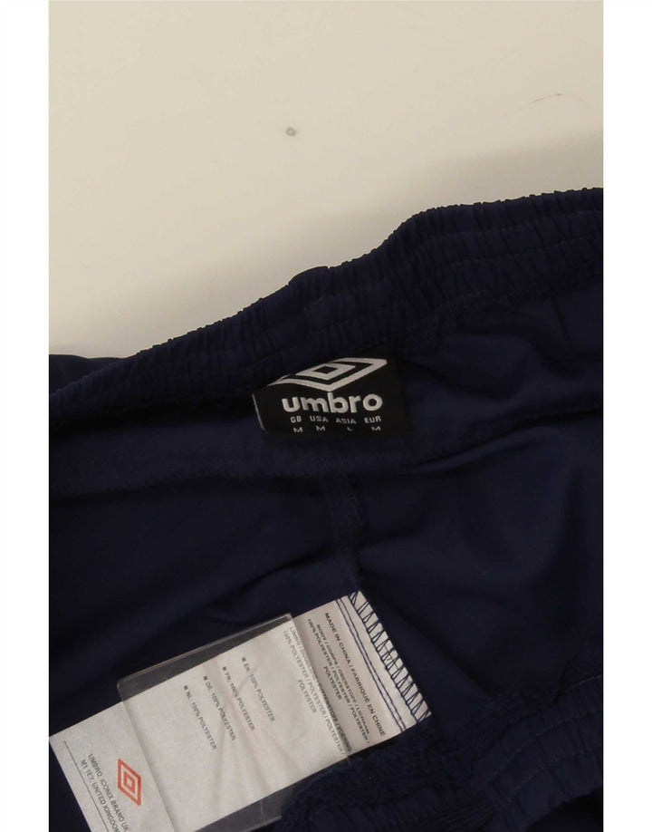 Umbro Мужские спортивные шорты среднего размера, темно-синие, полиэстер