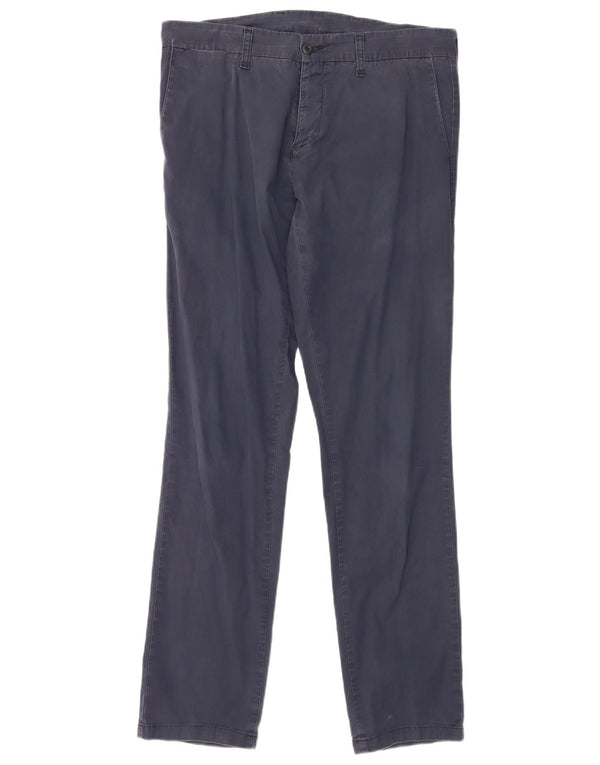 Мужские брюки-чиносы Carhartt W34 L34 темно-синие, хлопок