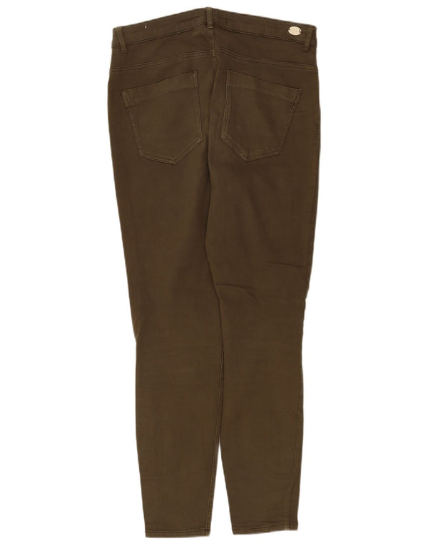 Женские джинсы скинни Zara EU 44 XL W34 L28 Хаки