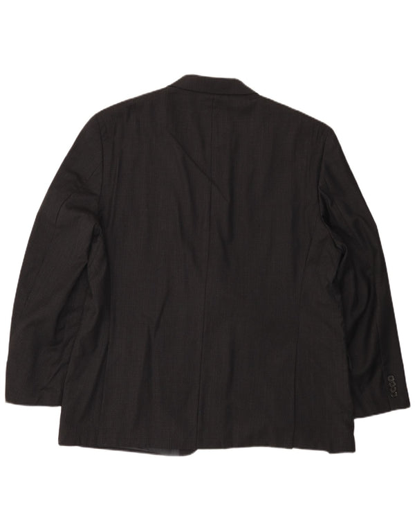 Мужской пиджак MICHAEL KORS с 2 пуговицами UK 46 3XL, черная шерсть