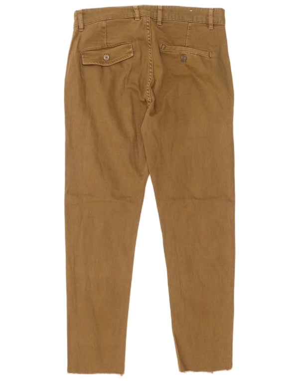 Мужские узкие брюки-чиносы Zara EU 38 Small W30 L26 Хаки Хлопок