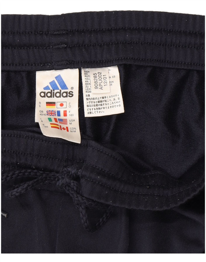 Мужские спортивные брюки Adidas UK 40/42, средний темно-синий полиэстер