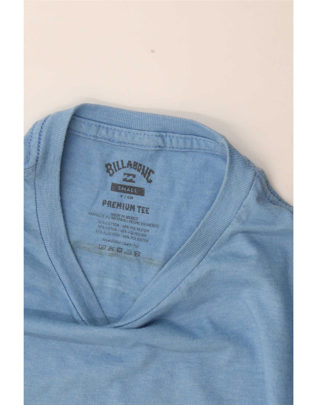 Billabong Мужская футболка с рисунком, маленький синий хлопок
