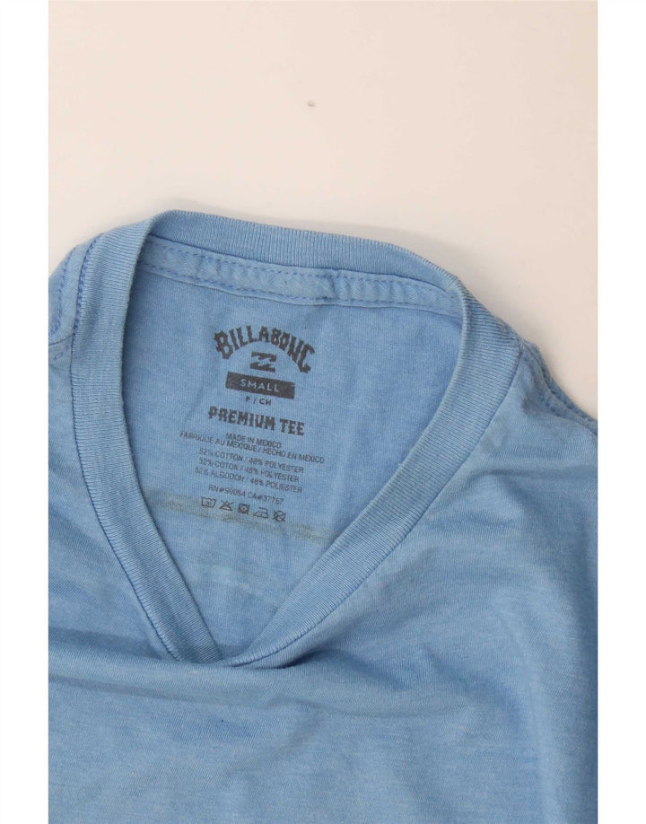 Billabong Мужская футболка с рисунком, маленький синий хлопок