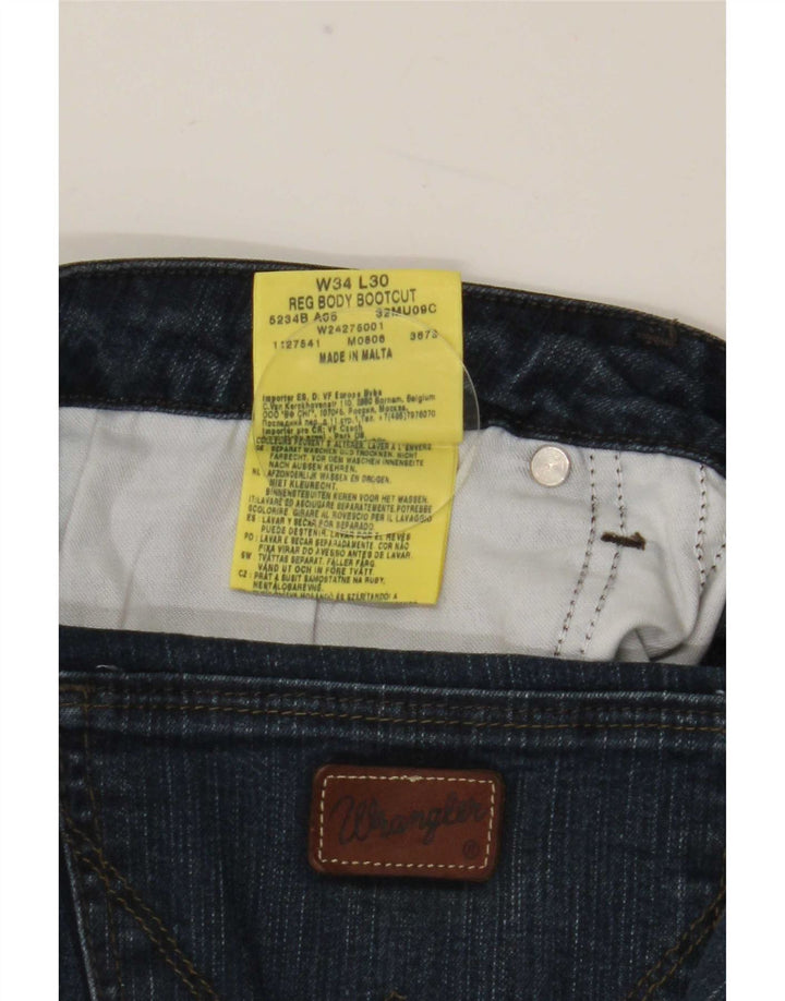 Женские джинсы Wrangler Bootcut W34 L30 Темно-синие, хлопок