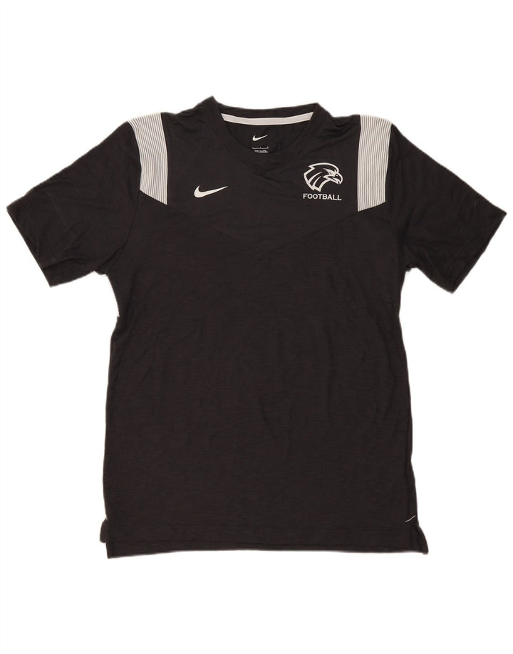 Мужская футболка Nike Dri Fit с графическим рисунком, большой черный полиэстер в тонкую полоску