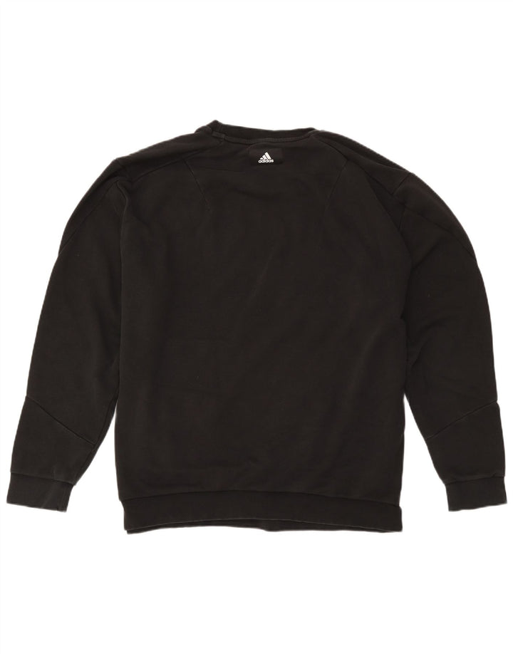 Мужской свитер с рисунком Adidas Jumper XL, черный хлопок