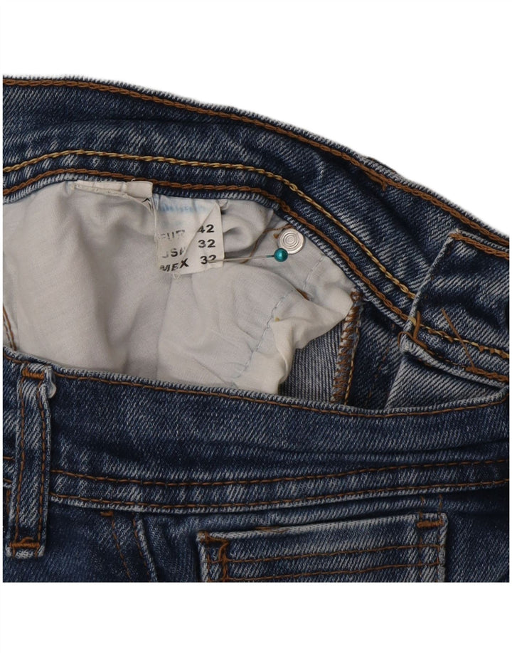 Джинсы мужские узкие Zara EU 42 большие W32 L30 синие