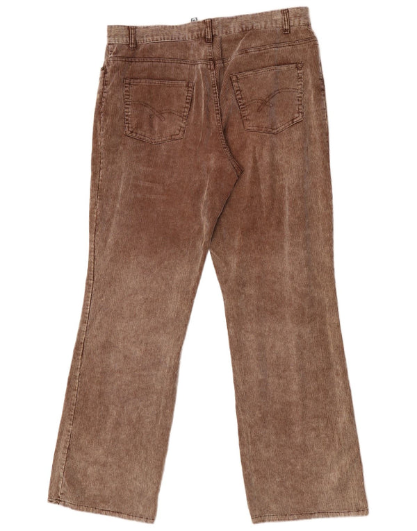 Мужские прямые вельветовые брюки Fishbone XL W36 L34 Коричневые хлопковые брюки