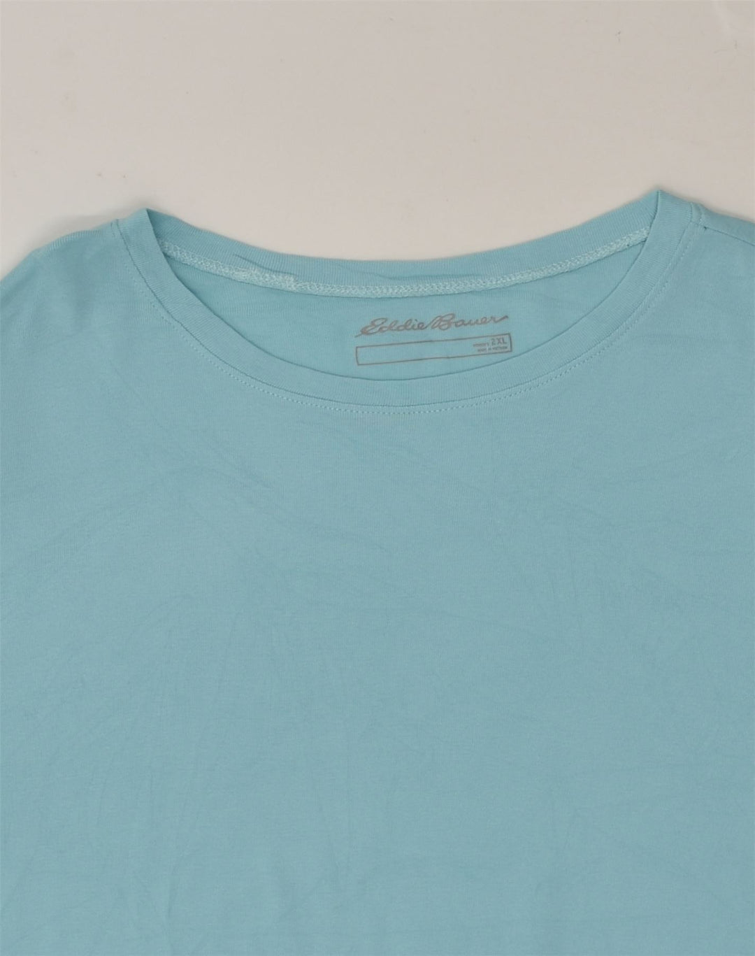 EDDIE BAUER Womens T-Shirt Top UK 20 2XL Blue | Vintage Eddie Bauer | Thrift | Second-Hand Eddie Bauer | Used Clothing | Messina Hembry 