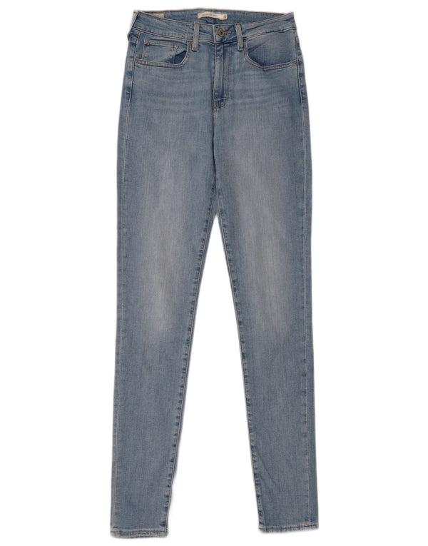 Женские джинсы скинни Levi's 721 с высокой талией W27 L32, синие, хлопок