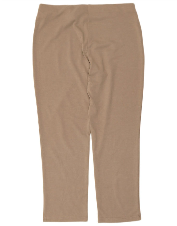 Женские спортивные брюки MARKS & SPENCER UK 18 XL, полиэстер бежевого цвета