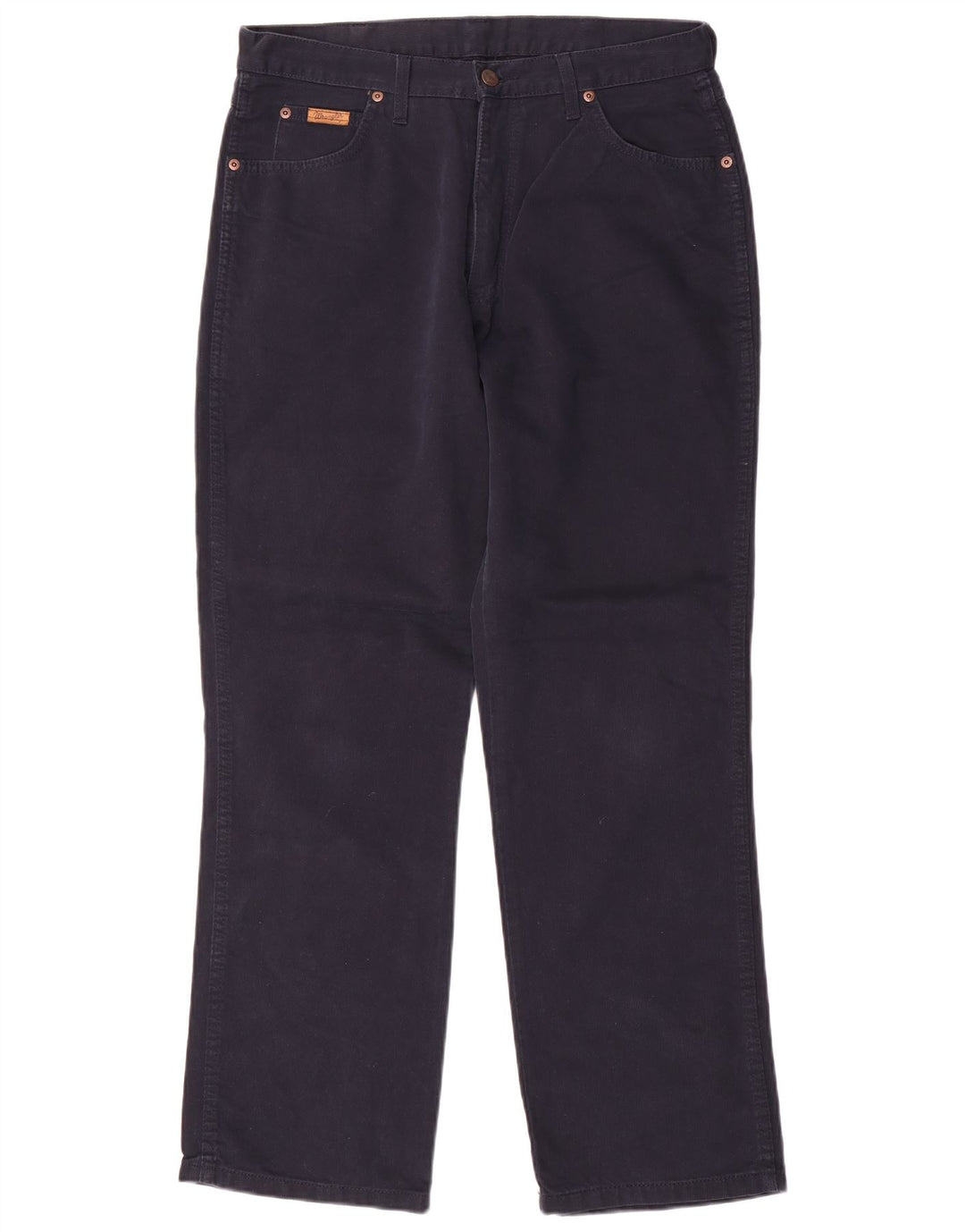 Мужские прямые повседневные брюки WRANGLER Ohio W34 L30, темно-синие, хлопковые