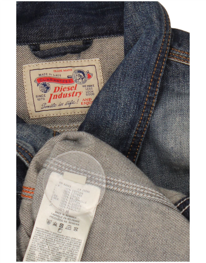 Мужская джинсовая куртка Diesel UK 42 XL, синяя, хлопок