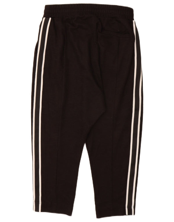 Мужские прямые капри Zara W32 L20, черные, полиэстер, большие размеры