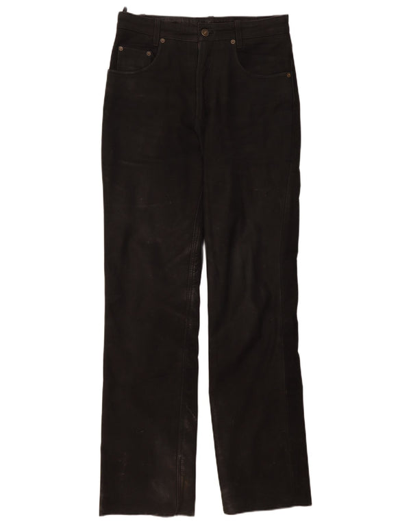 Брюки мужские кожаные Ricano W30 L32 черные
