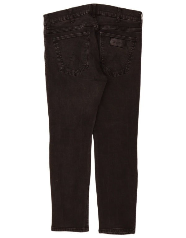 Мужские джинсы WRANGLER Larston Slim W34 L28, черный хлопок