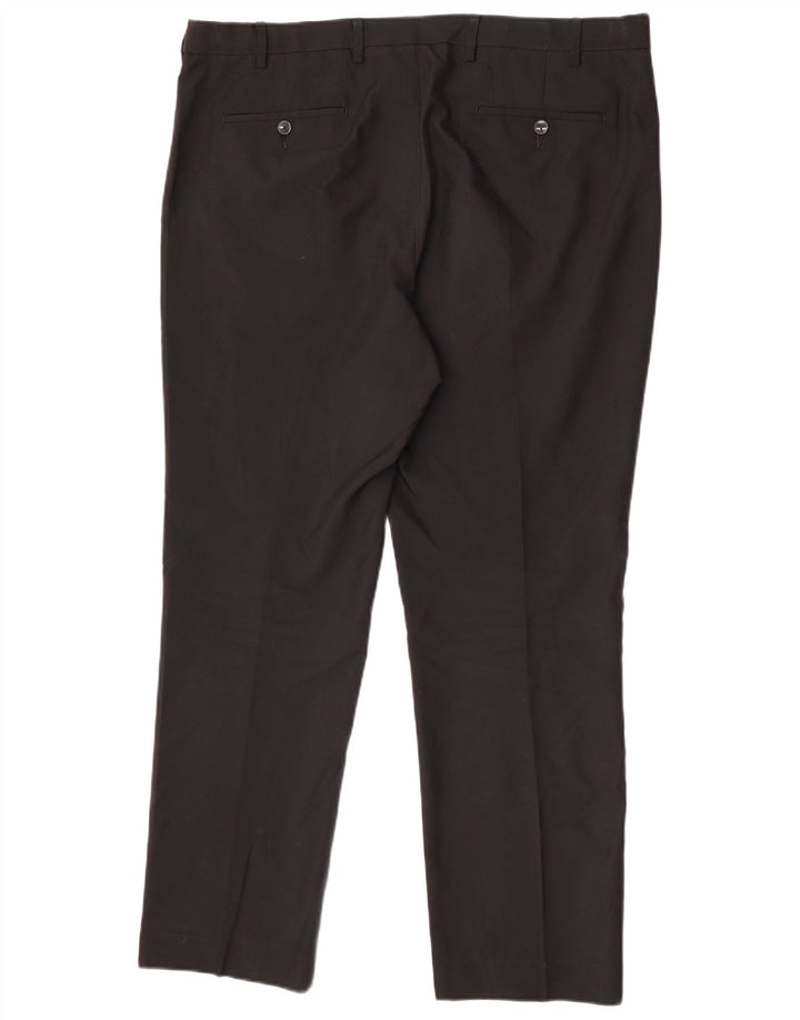 Мужские прямые брюки-чиносы Marks & Spencer W40 L31 черные