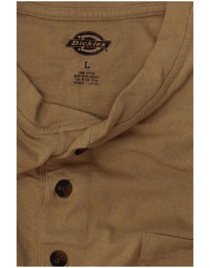 Мужская футболка Dickies, большой бежевый хлопок