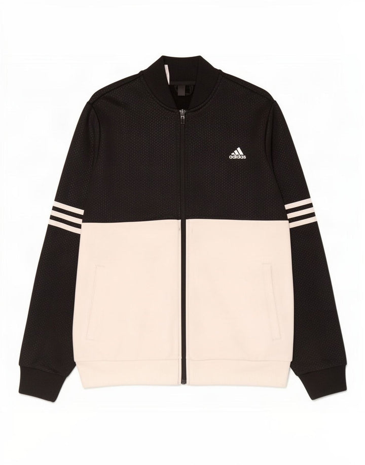 Спортивный костюм Adidas для мальчиков 13–14 лет, черный полиэстер с цветными блоками