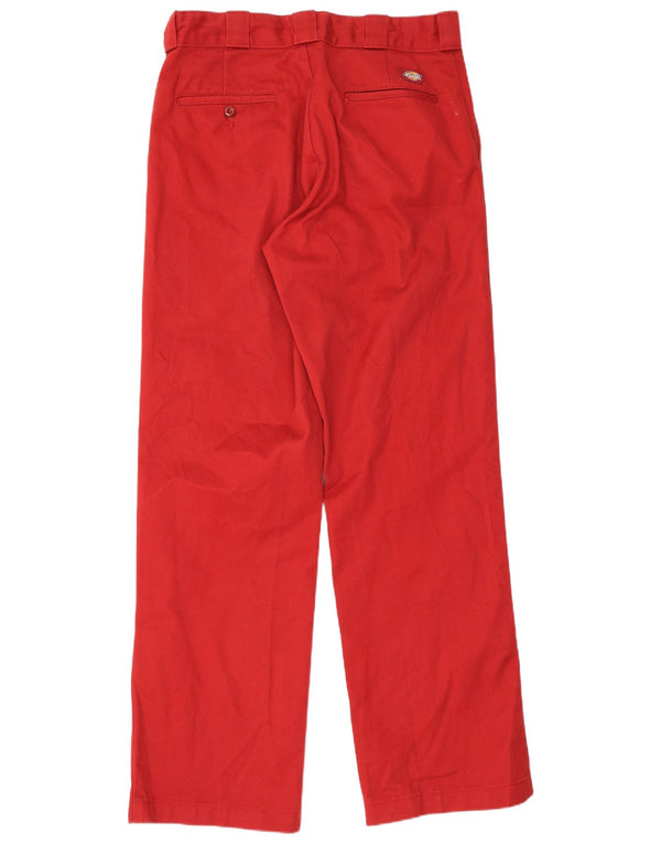 Мужские прямые брюки чинос Dickies 874 W32 L32, красный полиэстер