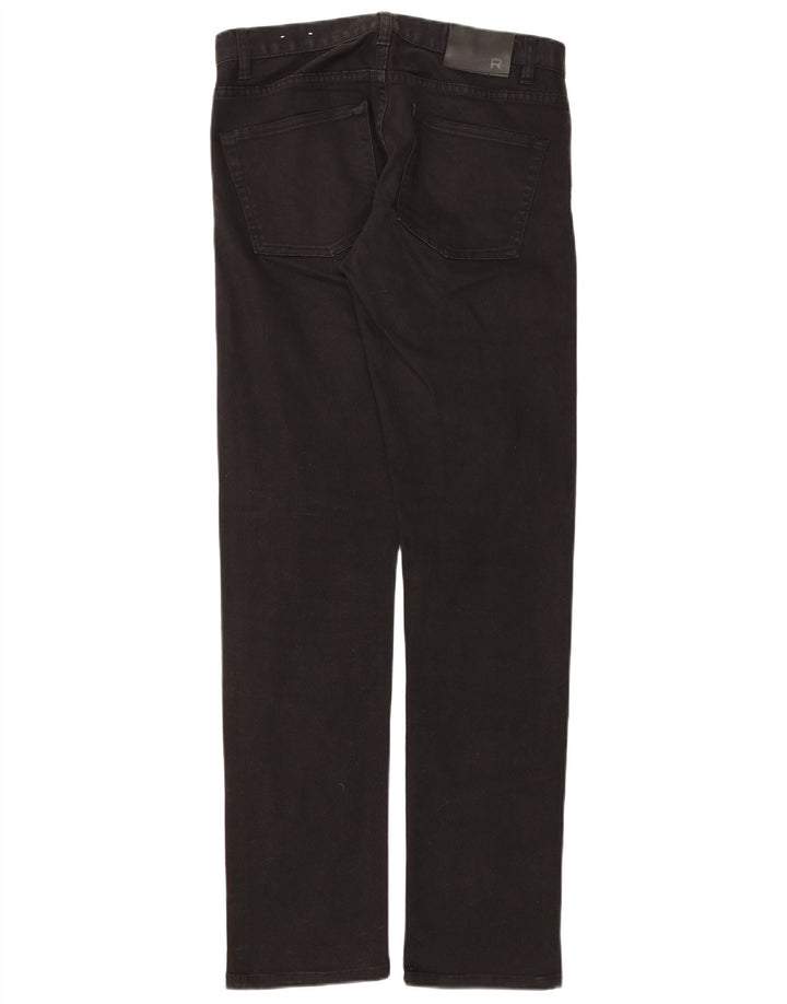 Женские зауженные джинсы Reiss Shacket W30 L33, черный хлопок