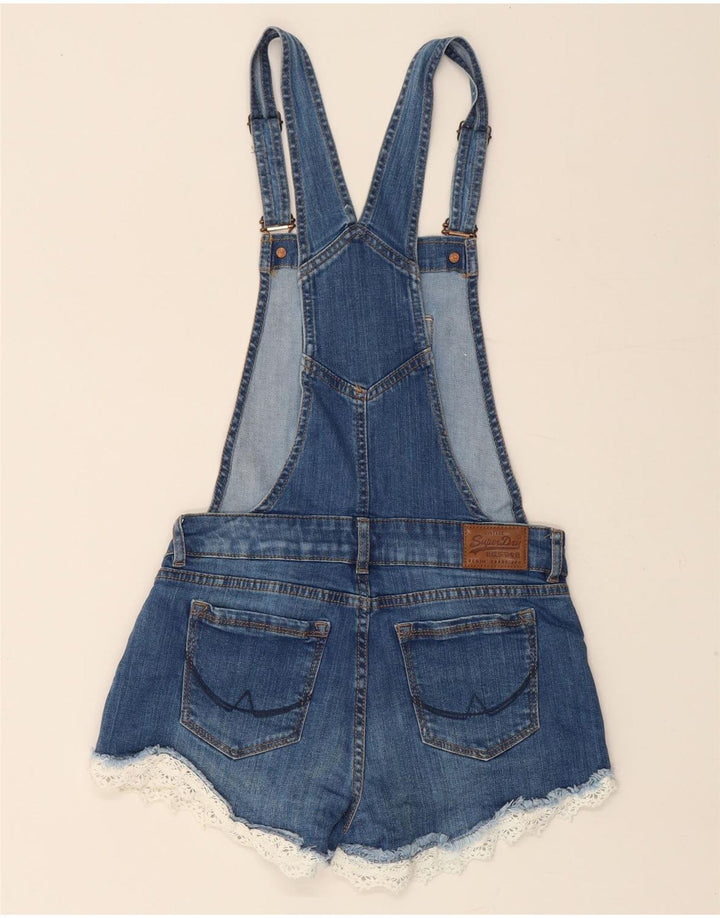 SUPERDRY Женские джинсовые шорты XS W25, синие, хлопок