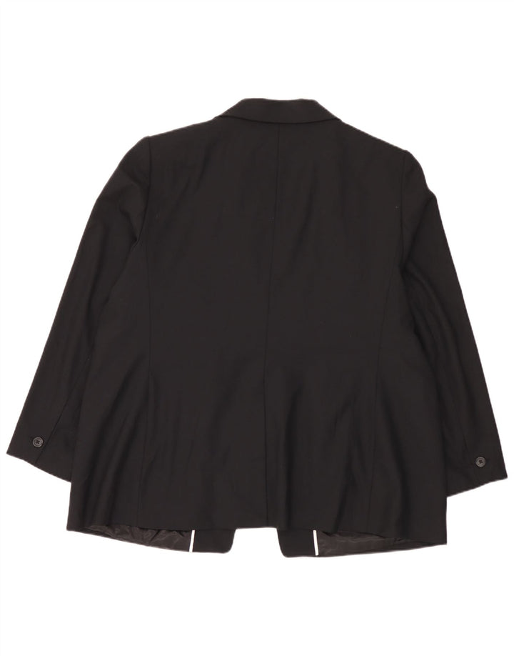 Женский пиджак Marks & Spencer с автографом на 1 пуговице, Великобритания 18 XL, черный