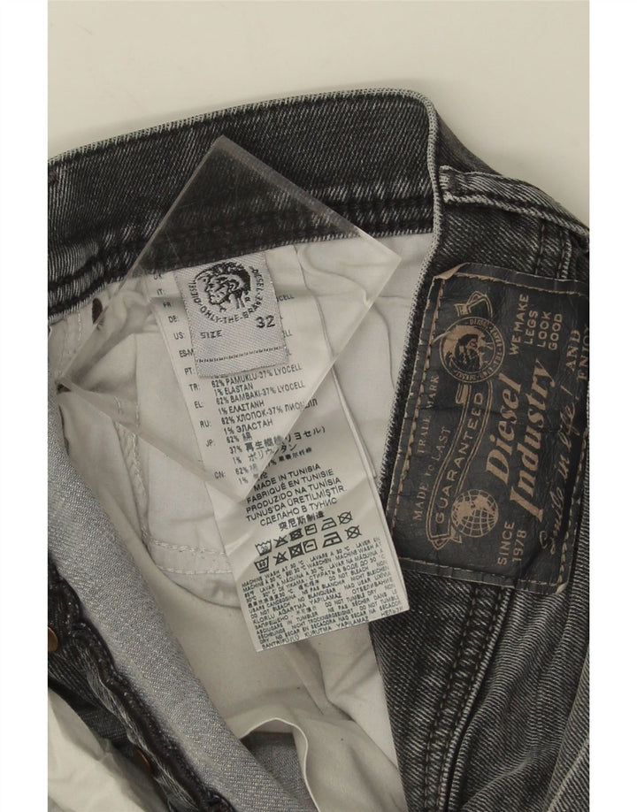 Мужские узкие джинсы Diesel W32 L32, серый хлопок