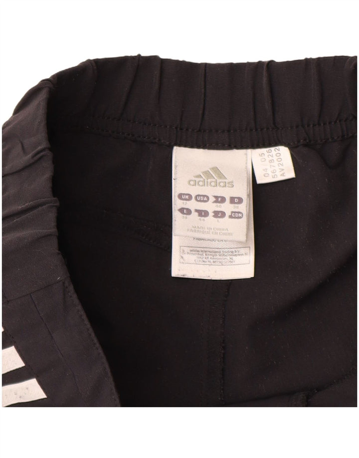 Женские спортивные брюки ADIDAS Climalite UK 12, нейлон, средний черный