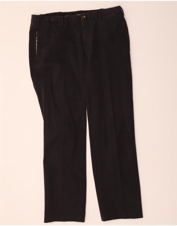 Burberry Мужские прямые брюки-чинос IT 52 XL W36 L31 Темно-синий хлопок