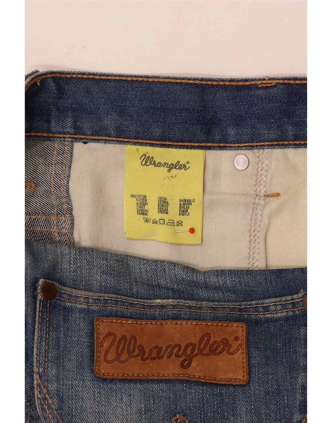Мужские джинсы Wrangler Spencer Slim W32 L34, синий хлопок