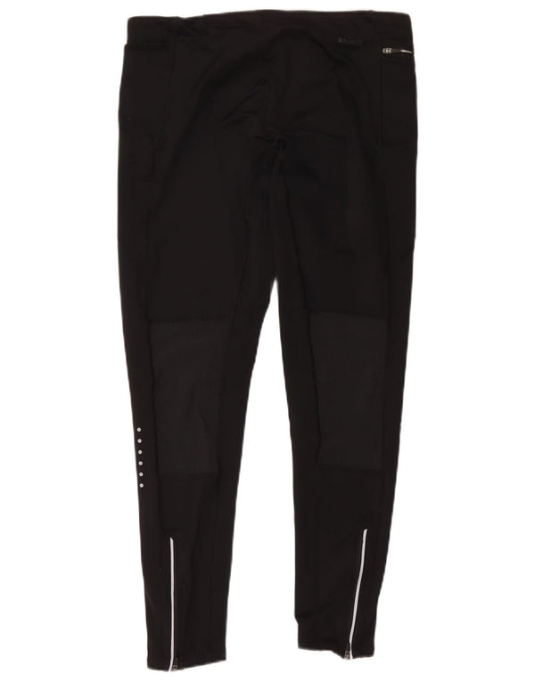 Женские леггинсы Nike Dri Fit UK 16, большие черные полиэстер