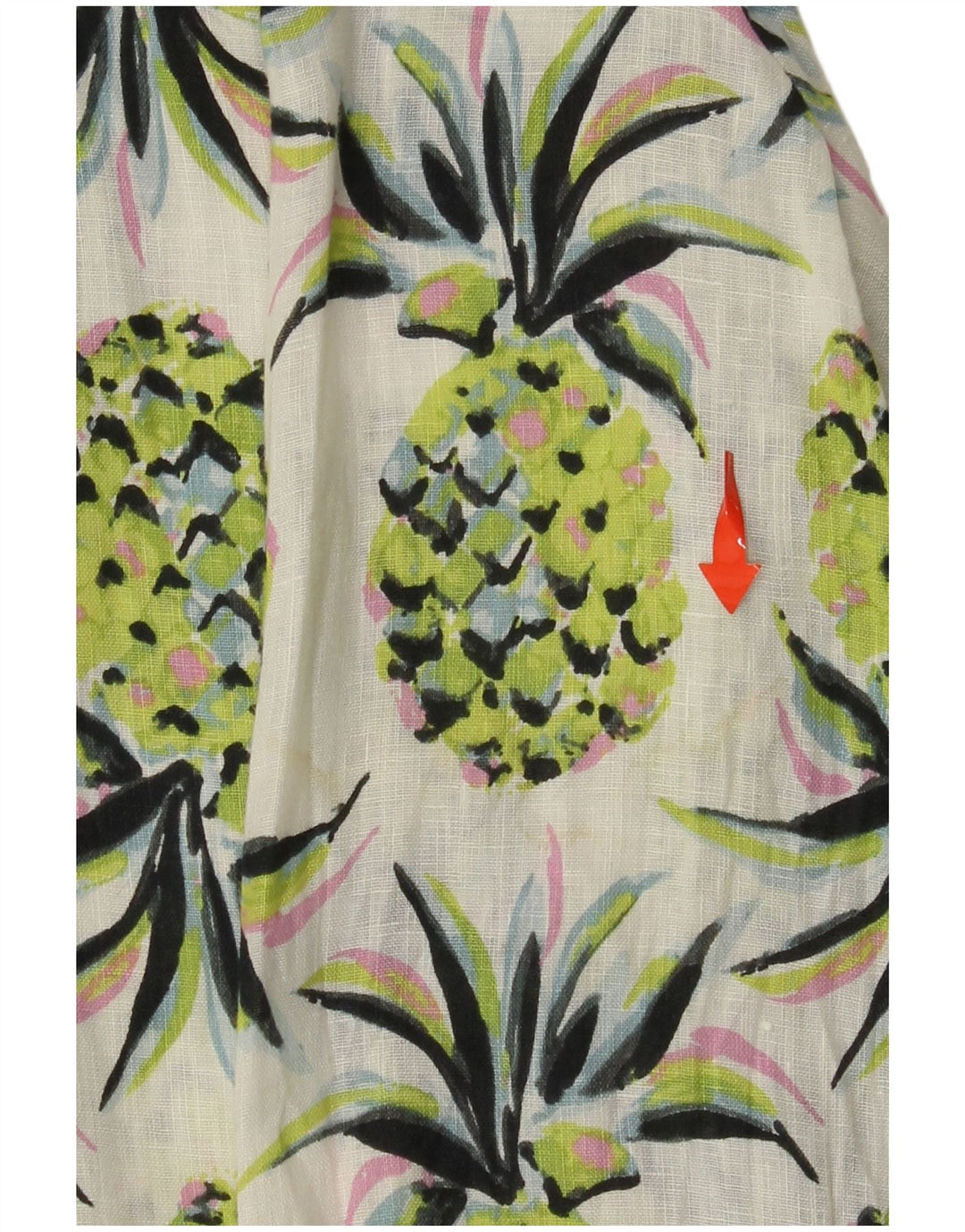 BODEN Женская удлиненная рубашка оверсайз с абстрактным узором UK 8, маленькая зеленая