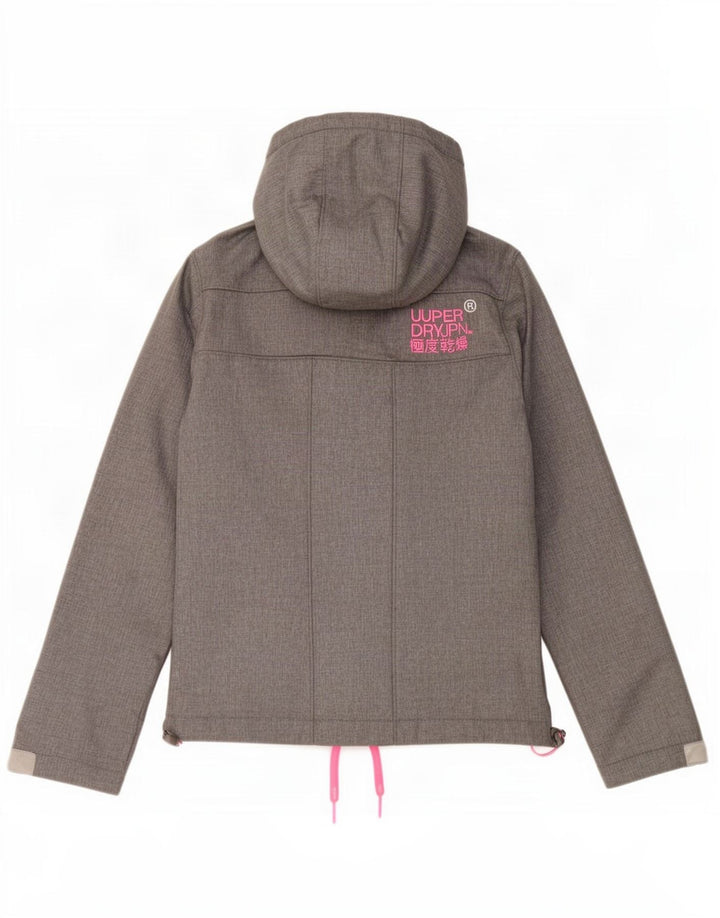 Женская ветровка с рисунком Superdry Windtrekker UK 10, маленькая серая